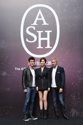 左起：李治廷先生、李多海小姐、<br />ASH品牌設(shè)計(jì)師Patrick Ithier先生